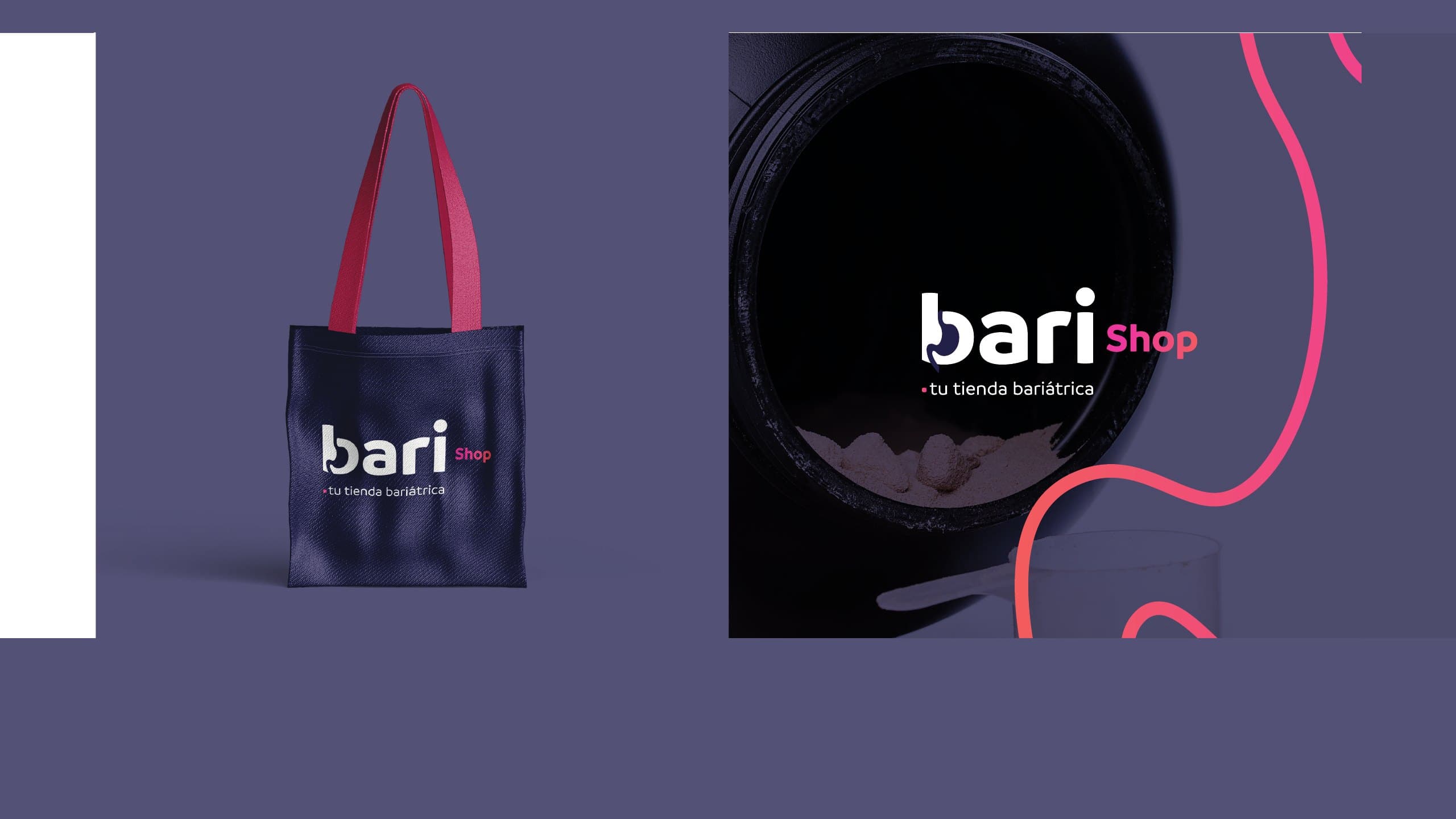 Bolsa y logotipo de la tienda, de BariShop