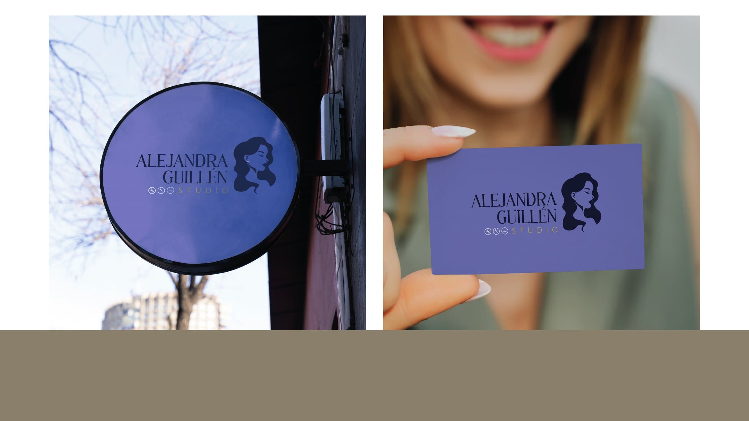 Letrero y tarjeta, de Alejandra Guillén Studio