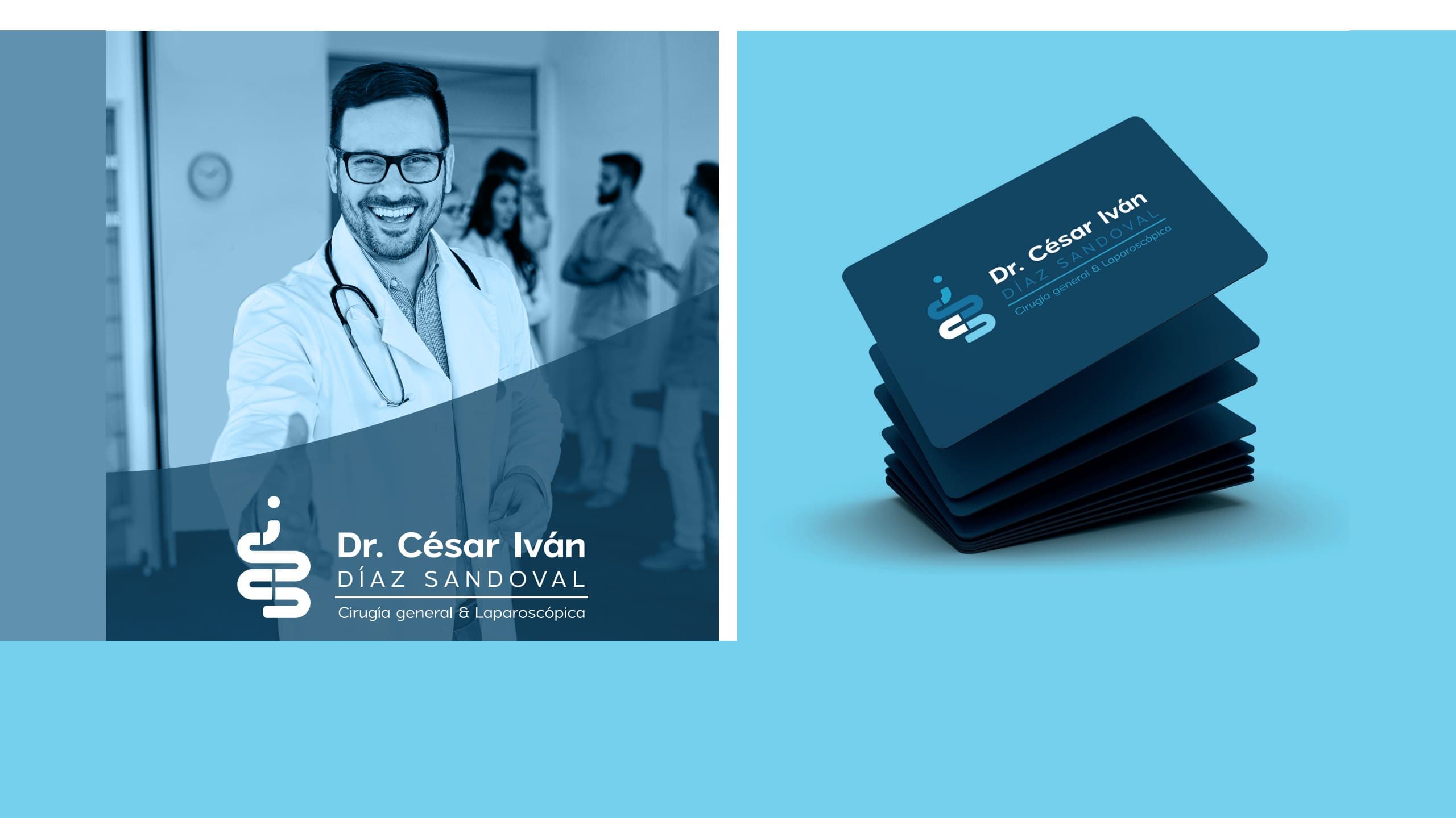 La marca en su perfil y sus tarjetas, de Dr. César Iván Díaz Sandoval