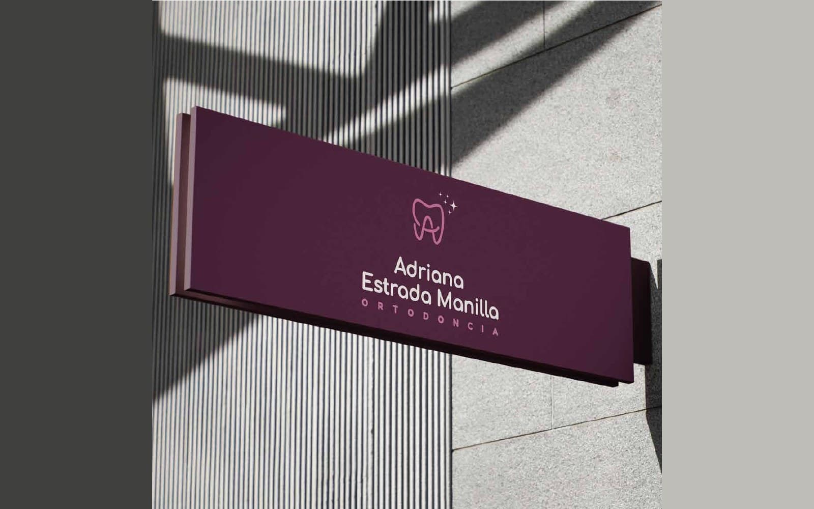 Letrero exterior, de Dra. Adriana Estrada Manilla