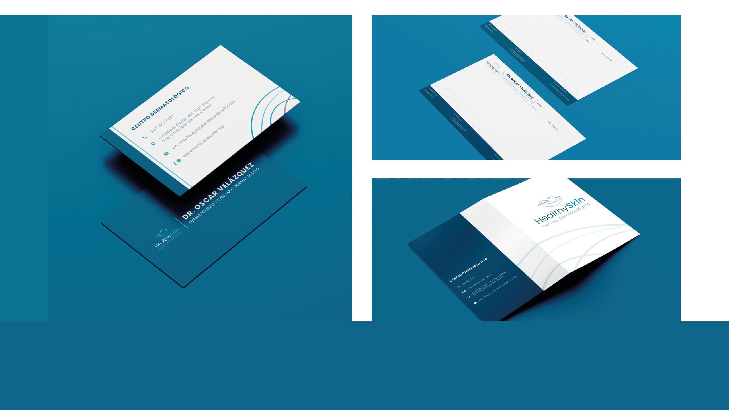 Tarjetas de la marca, de HealthySkin