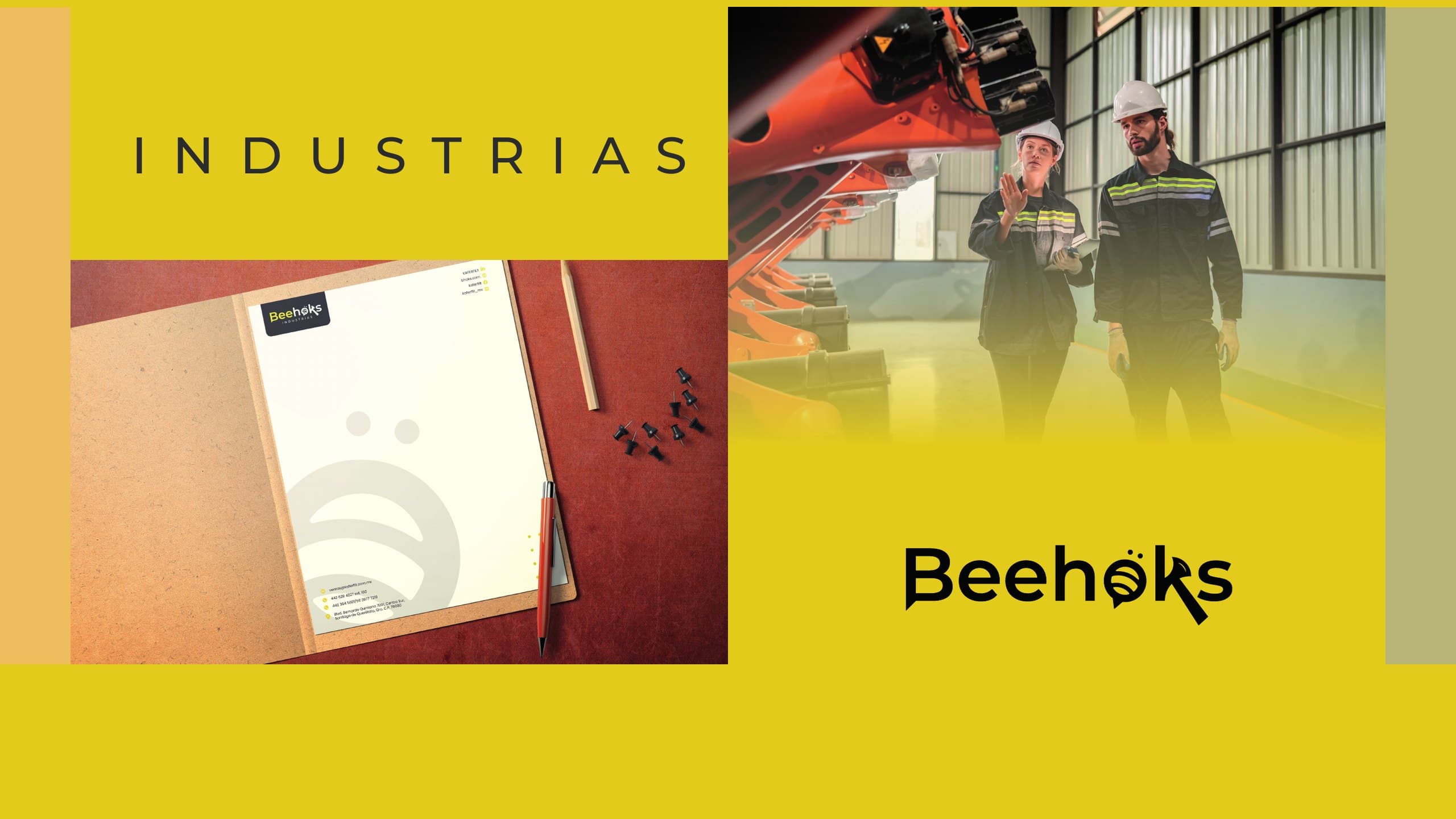 Papelería y planta, de BeeHoks