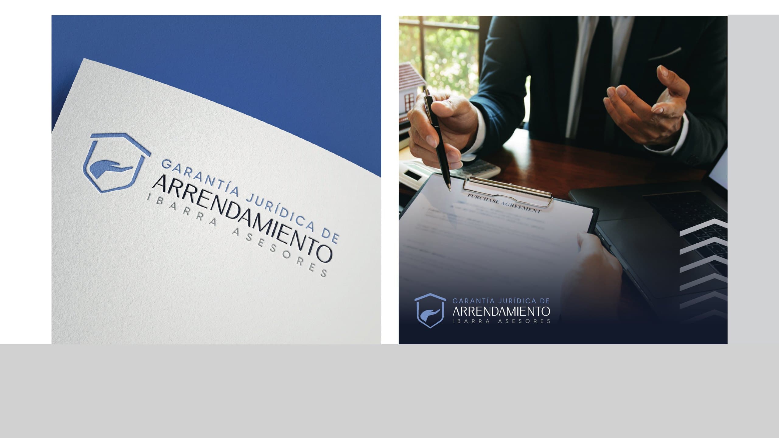 La tarjeta y la firma del contrato, de Garantía Jurídica de Arrendamiento