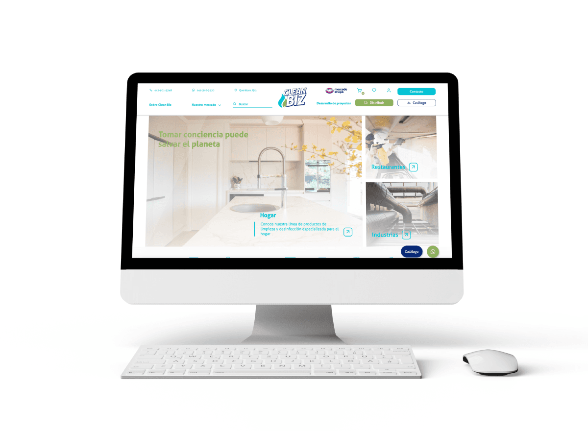 Sitio web de CLEAN BIZ