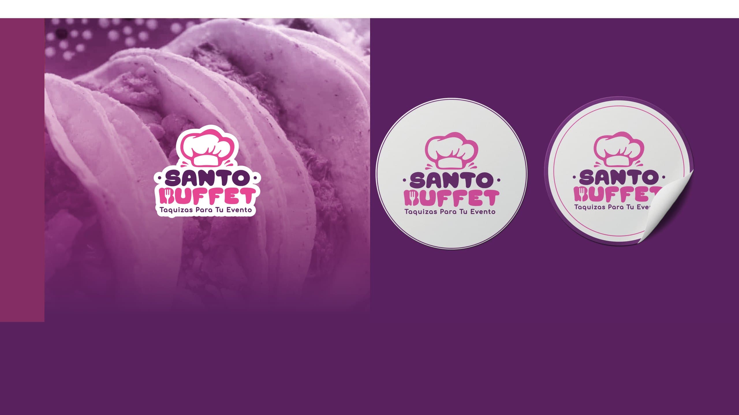 Stickers de la marca, de Santo Buffet